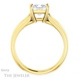 Princess Cut Forever One Moissanite Engagement Ring #GTJ999-square-fo-y