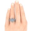 GTJ3913-double-set-pear-w-9x6mm-hand-1