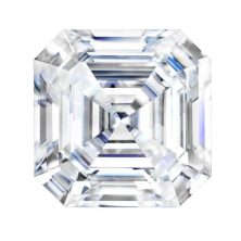 Asscher Cut Forever One Moissanite Loose Gem Loose Asscher Cut Forever One Moissanite