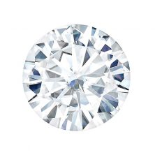 SOLD - Certified D Color 8.5mm - 2.50 Carat Forever One Moissanite