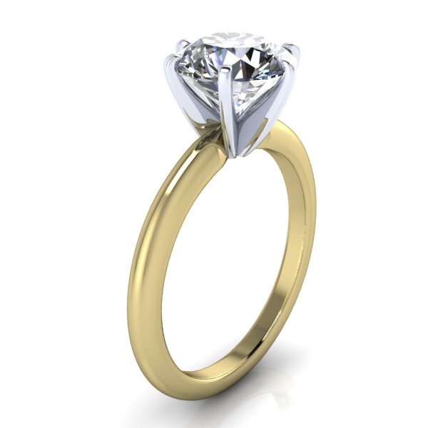 Alternative view of Reserved - Custom Solitaire Ring Setting
