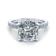 GTJ3757-cushion-w-1 Under Halo Cushion Cut Moissanite Ring