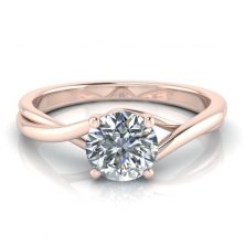 Round Cut Rose Gold Solitaire - GTJ3800-round-r-1 Image - Round Cut Rose Gold Solitaire - GTJ3800-round-r-1