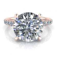 3 Carat Round Diamond Ring Setting #GTJ3816-round-r Image - 3 Carat Round Diamond Ring Setting #GTJ3816-round-r