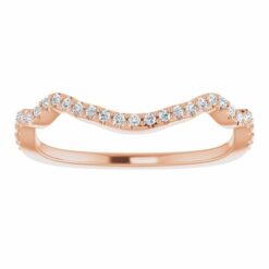 GTJ1159 cushion dwb 6x6mm rose gold 3 | Gerry The Jeweler