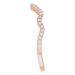 GTJ1159 cushion dwb 6x6mm rose gold 4 | Gerry The Jeweler