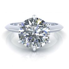Image - 6 Prong 2mm Knife Edge Solitaire - GTJ3841-w-fo-w