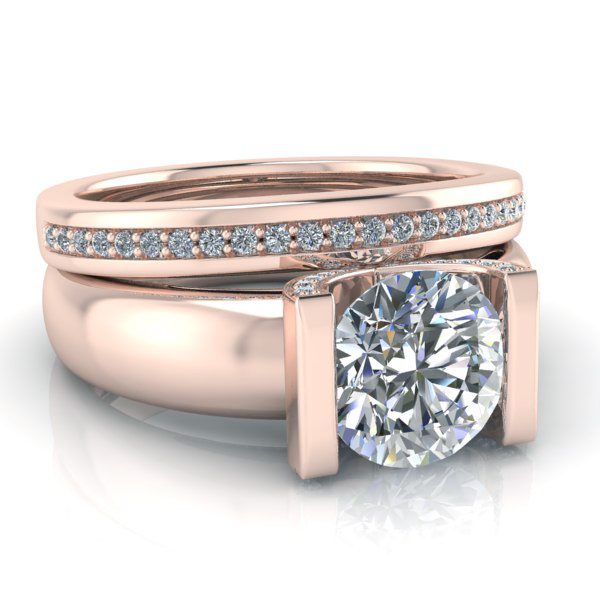 Matching Diamond Wedding Ring #GTJ1059-round-r-diamond-band - Image 3