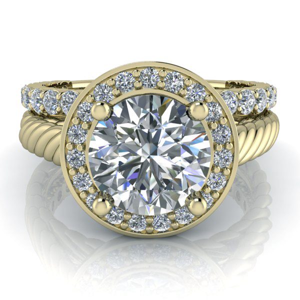 Image - 14k Yellow Gold Matching Diamond GTJ3858-set-y-v2