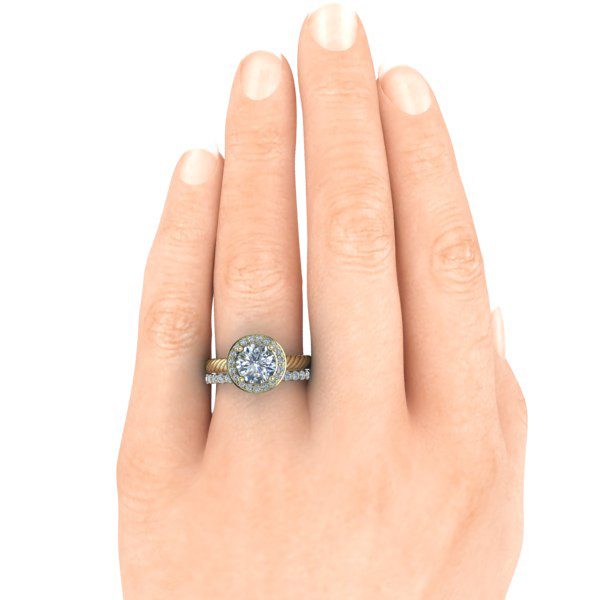 Matching Diamond Wedding Band #GTJ3858-y-band-v2 - Image 3