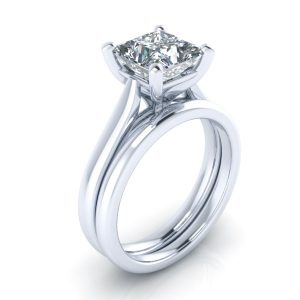 Alternative view of Matching Wedding Band #GTJ937-square-w-band