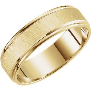 Image - Man's Yellow Gold Wedding Ring - GTJ-MB-1008-y-1