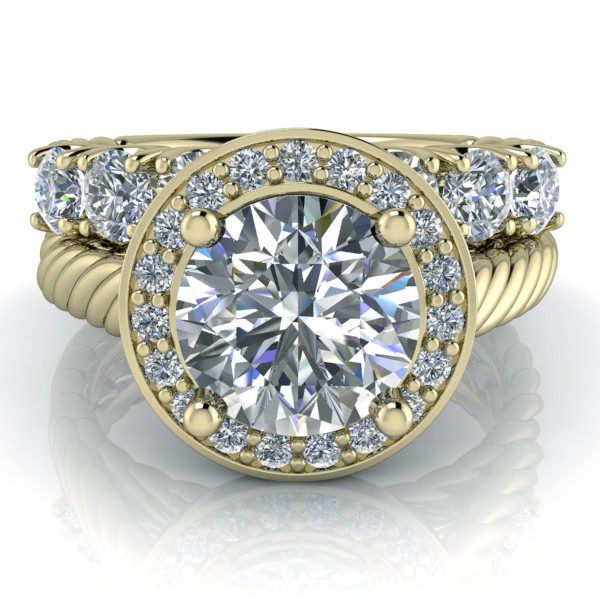 Custom Matching 5 or 7 Stone Ring #GTJ3858-wb-v2 - Image 5