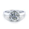 Round Cut Moissanite Ring #GTJ3862-round-w Image - Round Cut Moissanite Ring #GTJ3862-round-w
