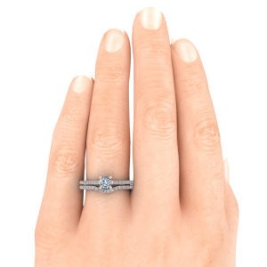 GTJ1179 round r set hand 1 | Gerry The Jeweler