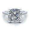 Cushion Cut Moissanite Ring #GTJ3865-cushion-w-8.5mm-1 Image - Cushion Cut Moissanite Ring #GTJ3865-cushion-w-8.5mm-1