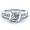 Channel Set Princess Cut Engagement Ring #GTJ3866-princess-w-4.5mm-1 Images - Channel Set Princess Cut Engagement Ring #GTJ3866-princess-w-4.5mm-1