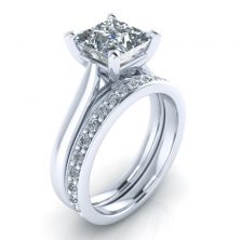 Alternative view of Matching Wedding Band #GTJ937-square-w-2.6mm-db