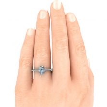 GTJ3786 oval y 8x6mm hand 1 | Gerry The Jeweler