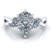 Pear Shaped Moissanite Ring #GTJ3882-pear-fo-w Image - Pear Shaped Moissanite Ring #GTJ3882-pear-fo-w