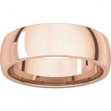 6mm Light Comfort Fit Band 14k Rose Gold 4 | Gerry The Jeweler
