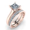 Image - Matching Rose Gold Diamond Wedding Band #GTJ1142-square-r-dwb