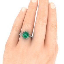 GTJ3894 round y 8mm hand 2 | Gerry The Jeweler