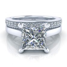 Image - Custom Platinum Diamond Wedding Band #GTJ1099-square-w-dwb
