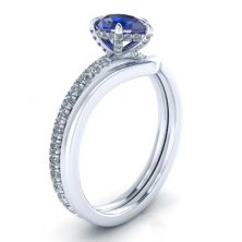 GTJ3898 set pear w 7x5mm 3 | Gerry The Jeweler