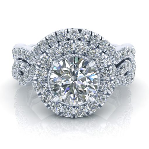 Matching Diamond Wedding Band #GTJ3701-round-w-dwb - Image 2