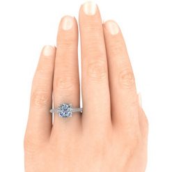 GTJ3911 cushion r 7.5mm hand 1 | Gerry The Jeweler