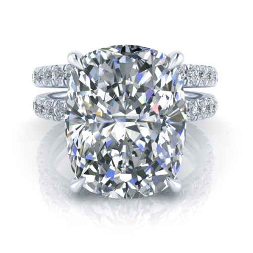 Matching Diamond Wedding Band #GTJ3909-w-dwb-v2 - Image 2
