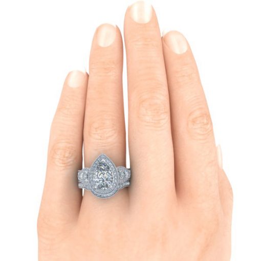 Matching Diamond Wedding Band #GTJ3853-w-dwb - Image 4