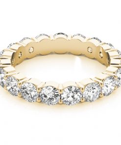 Moissanite Eternity Ring #GTJ7005-fo-y | Gerry The Jeweler Moissanite Eternity Ring #GTJ7005-fo-y - Image 4