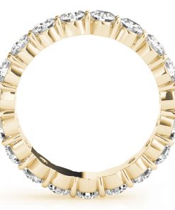 Moissanite Eternity Ring #GTJ7005-fo-y | Gerry The Jeweler Moissanite Eternity Ring #GTJ7005-fo-y - Image 3
