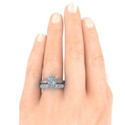 GTJ937 princess w 3.6mm hand 2 | Gerry The Jeweler