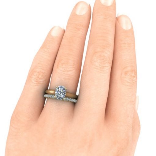 Custom Matching Eternity Band #GTJ1160-oval-y-eter - Image 5