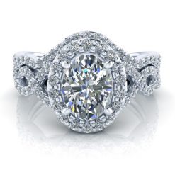 GTJ1159 oval 8x6mm w set 2 | Gerry The Jeweler