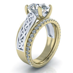 Alternative view of Matching Semi Eternity Band #GTJ3800-y-dwb-1