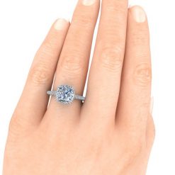 GTJ3826 cushion w 7.5mm hand 2 | Gerry The Jeweler