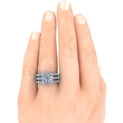 GTJ3826 set cushion w 7.5mm hand 1 | Gerry The Jeweler