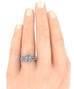 Matching Diamond Wedding Band #GTJ3799-round-dwb-r | Gerry The Jeweler Matching Diamond Wedding Band #GTJ3799-round-dwb-r - Image 4