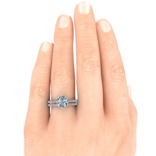 Matching Diamond Wedding Band #GTJ3799-round-dwb-r - Image 4