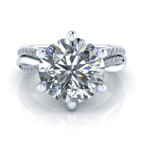 Matching Contour Diamond Wedding Band #GTJ3778-round-dwb-w