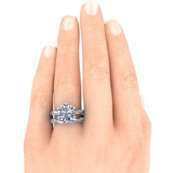GTJ3778 set 2 round w 9.5mm hand 1 | Gerry The Jeweler