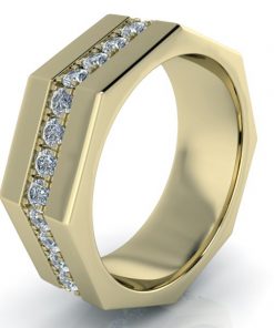 Custom Man's Wedding Band #GTJ-MB-1010 | Gerry The Jeweler Custom Man's Wedding Band #GTJ-MB-1010 - Image 3