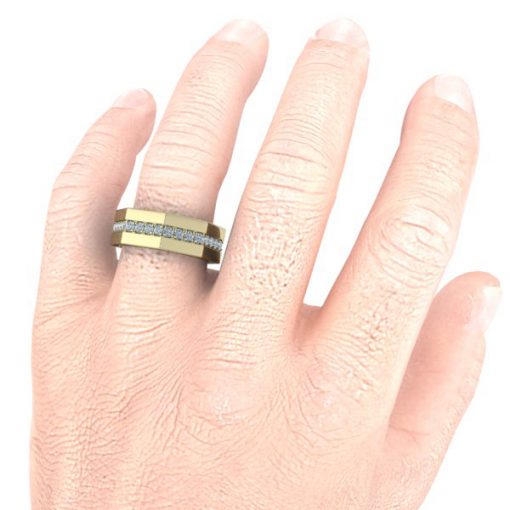 Custom Man's Wedding Band #GTJ-MB-1010 - Image 6