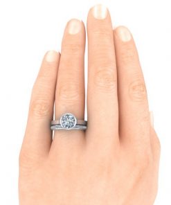 Matching Wedding Band #GTJ3900-dwb2.6-w | Gerry The Jeweler Matching Wedding Band #GTJ3900-dwb2.6-w - Image 4