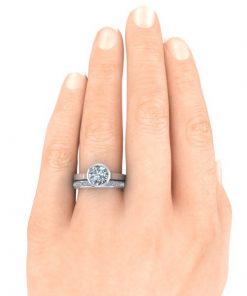 Matching Wedding Band #GTJ3900-dwb3.0-w | Gerry The Jeweler Matching Wedding Band #GTJ3900-dwb3.0-w - Image 4