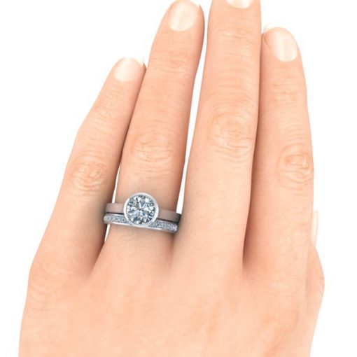 Matching Wedding Band #GTJ3900-dwb3.0-w - Image 5